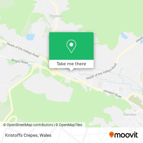 Kristoffs Crepes map