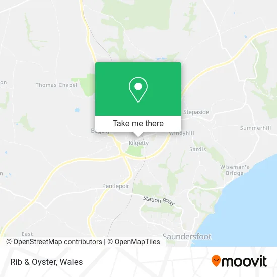 Rib & Oyster map