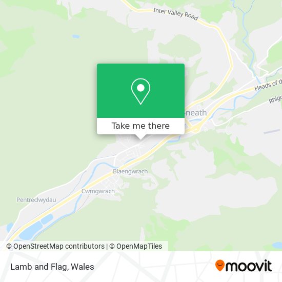 Lamb and Flag map