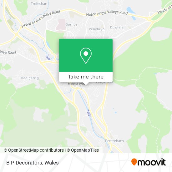 B P Decorators map