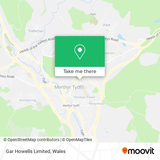 Gar Howells Limited map