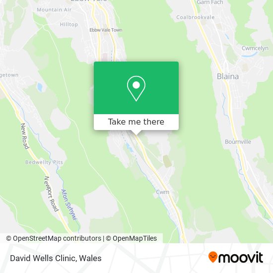 David Wells Clinic map