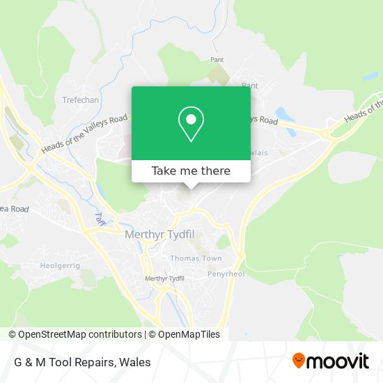 G & M Tool Repairs map