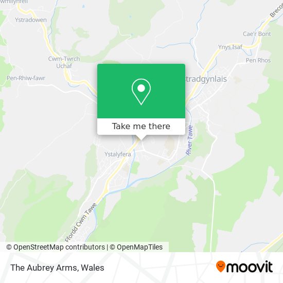 The Aubrey Arms map