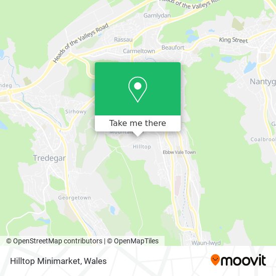 Hilltop Minimarket map