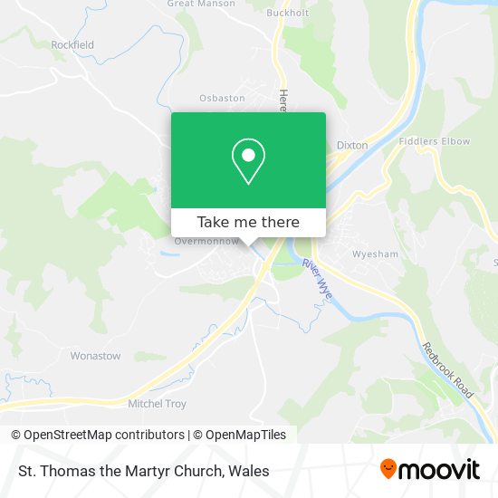 St. Thomas the Martyr Church map
