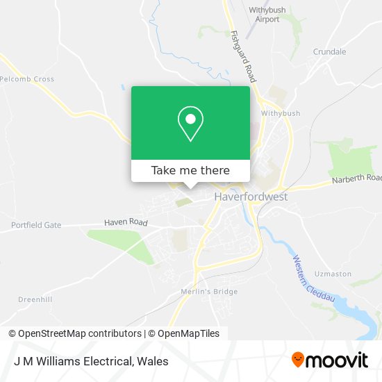 J M Williams Electrical map