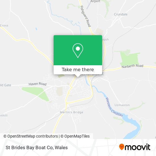 St Brides Bay Boat Co map