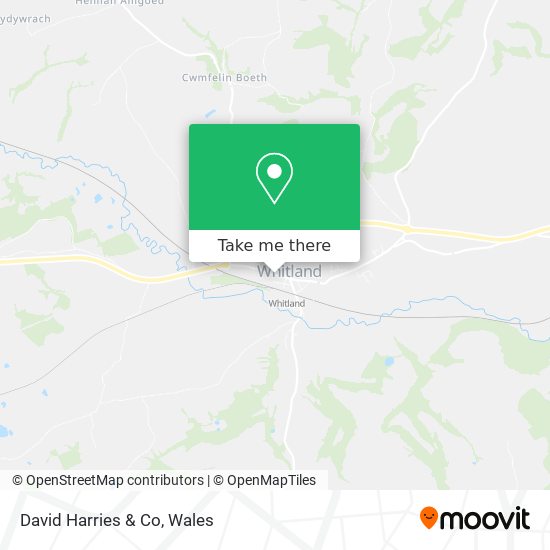 David Harries & Co map