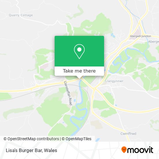 Lisa's Burger Bar map