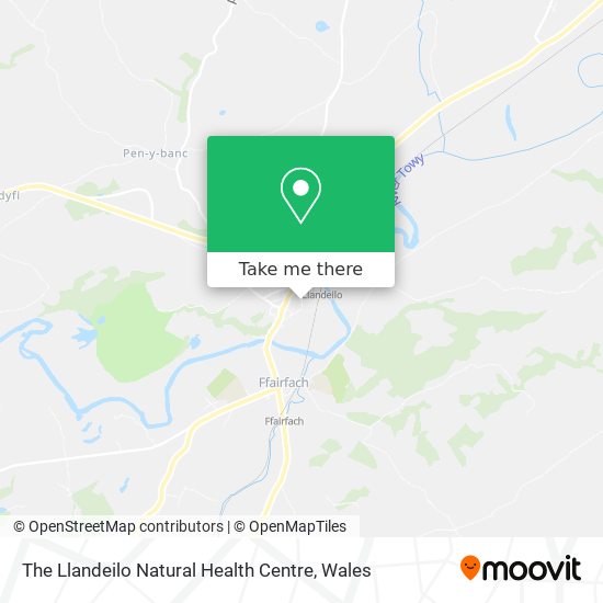 The Llandeilo Natural Health Centre map