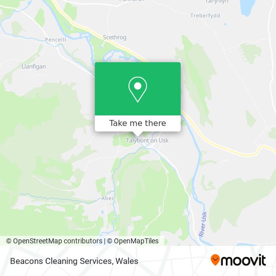Beacons Cleaning Services map