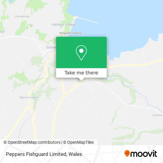 Peppers Fishguard Limited map