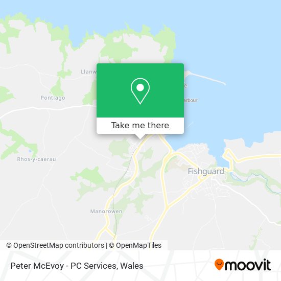Peter McEvoy - PC Services map