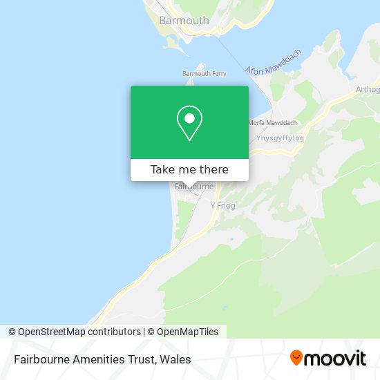 Fairbourne Amenities Trust map