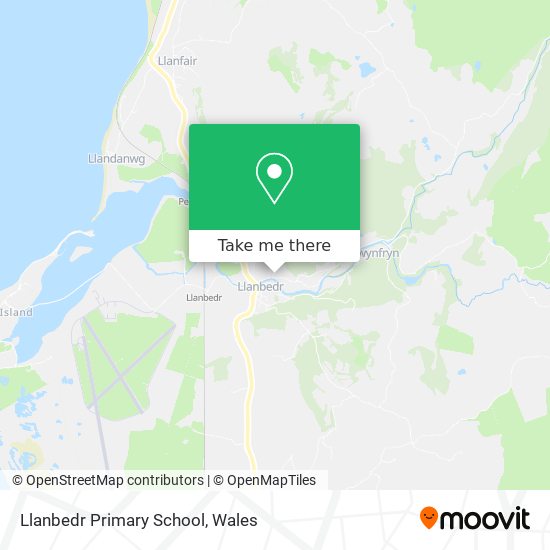 Llanbedr Primary School map