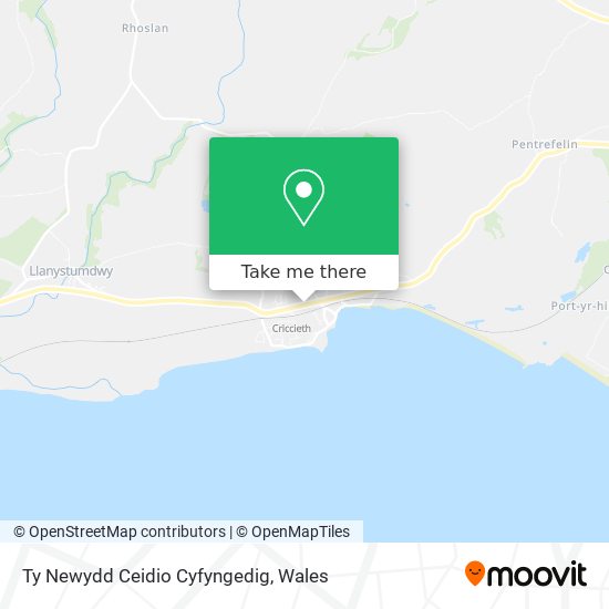 Ty Newydd Ceidio Cyfyngedig map