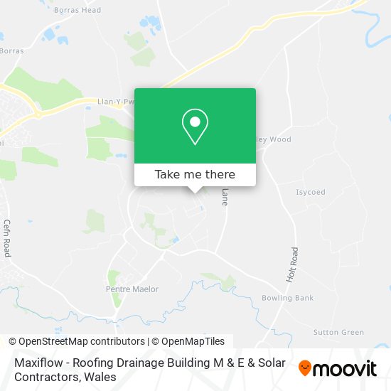Maxiflow - Roofing Drainage Building M & E & Solar Contractors map