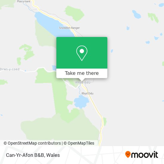 Can-Yr-Afon B&B map