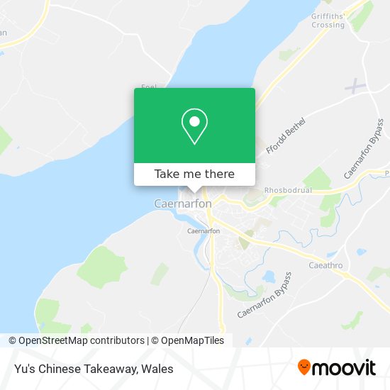 Yu's Chinese Takeaway map