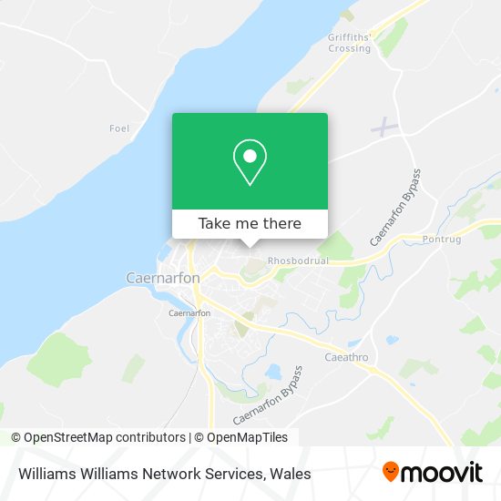 Williams Williams Network Services map