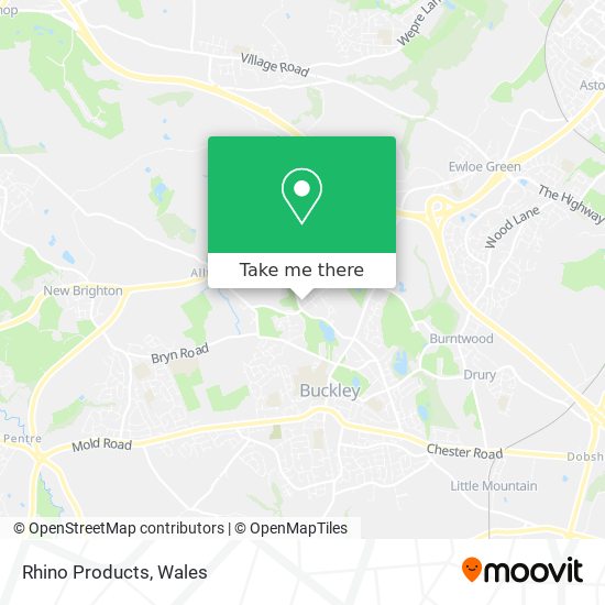 Rhino Products map