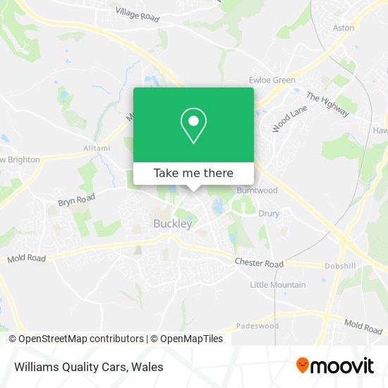 Williams Quality Cars map