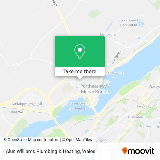Alun Williams Plumbing & Heating map