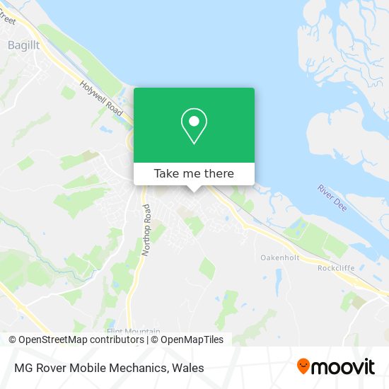 MG Rover Mobile Mechanics map