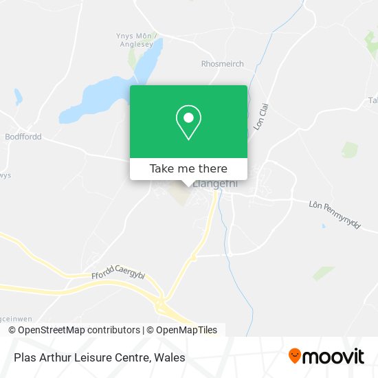 Plas Arthur Leisure Centre map