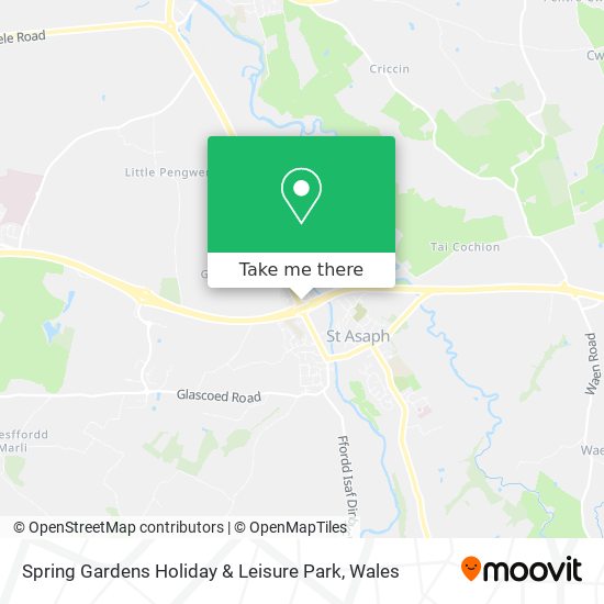 Spring Gardens Holiday & Leisure Park map