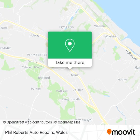 Phil Roberts Auto Repairs map