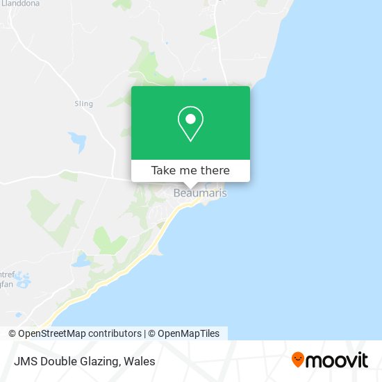 JMS Double Glazing map