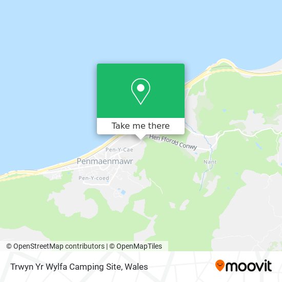 Trwyn Yr Wylfa Camping Site map