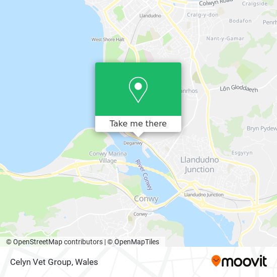 Celyn Vet Group map