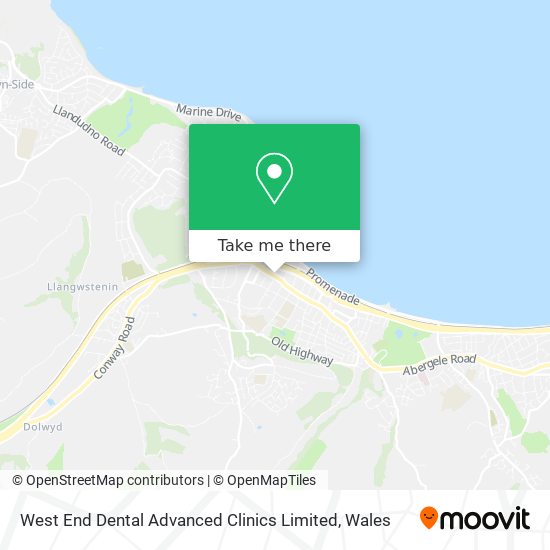 West End Dental Advanced Clinics Limited map