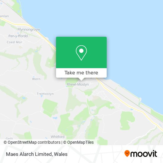 Maes Alarch Limited map