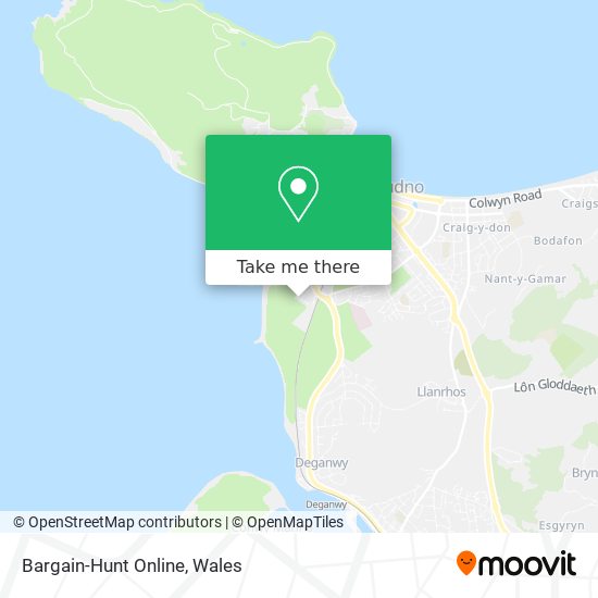 Bargain-Hunt Online map