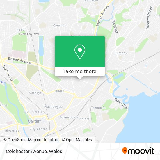 Colchester Avenue map