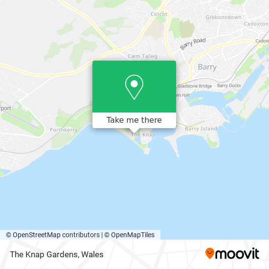 The Knap Gardens map