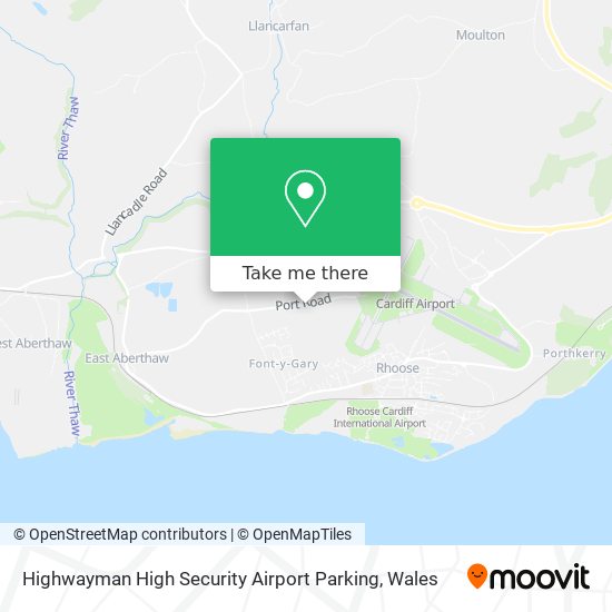 Highwayman High Security Airport Parking map