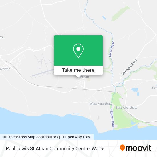 Paul Lewis St Athan Community Centre map