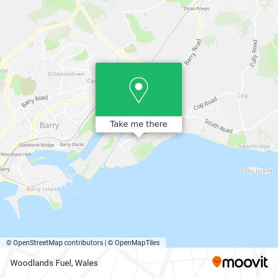 Woodlands Fuel map