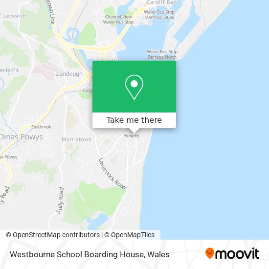 Westbourne School Boarding House map