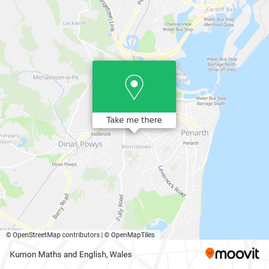 Kumon Maths and English map