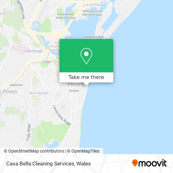 Casa Bella Cleaning Services map