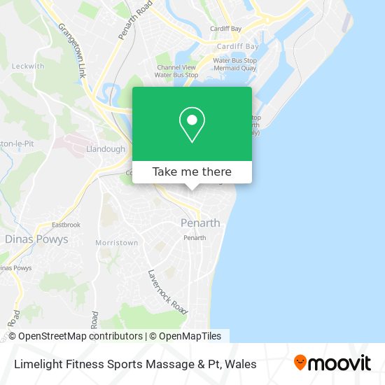 Limelight Fitness Sports Massage & Pt map