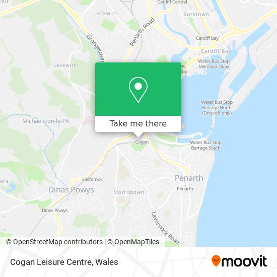 Cogan Leisure Centre map