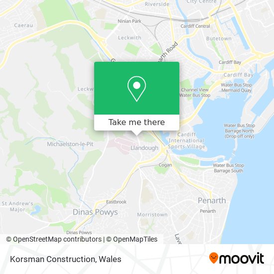 Korsman Construction map