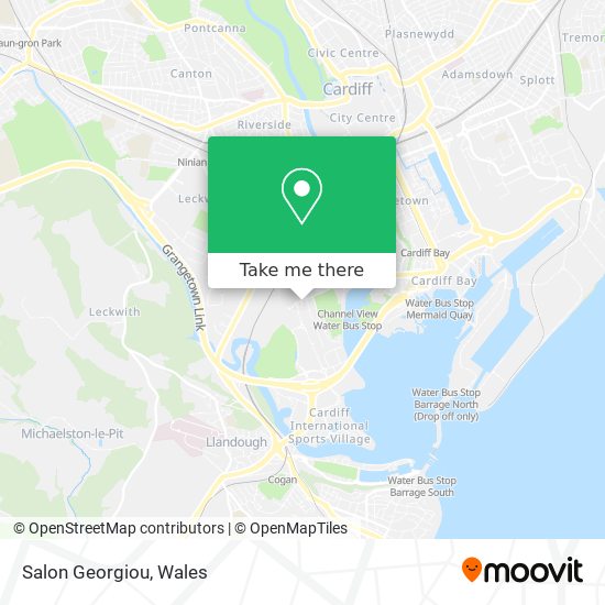Salon Georgiou map